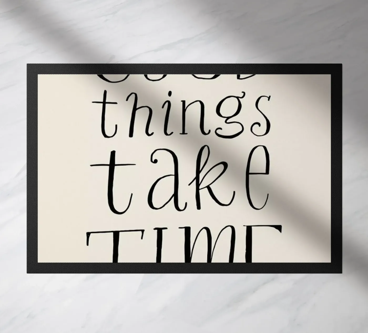 Good Things Take Time zerbino da Graphite