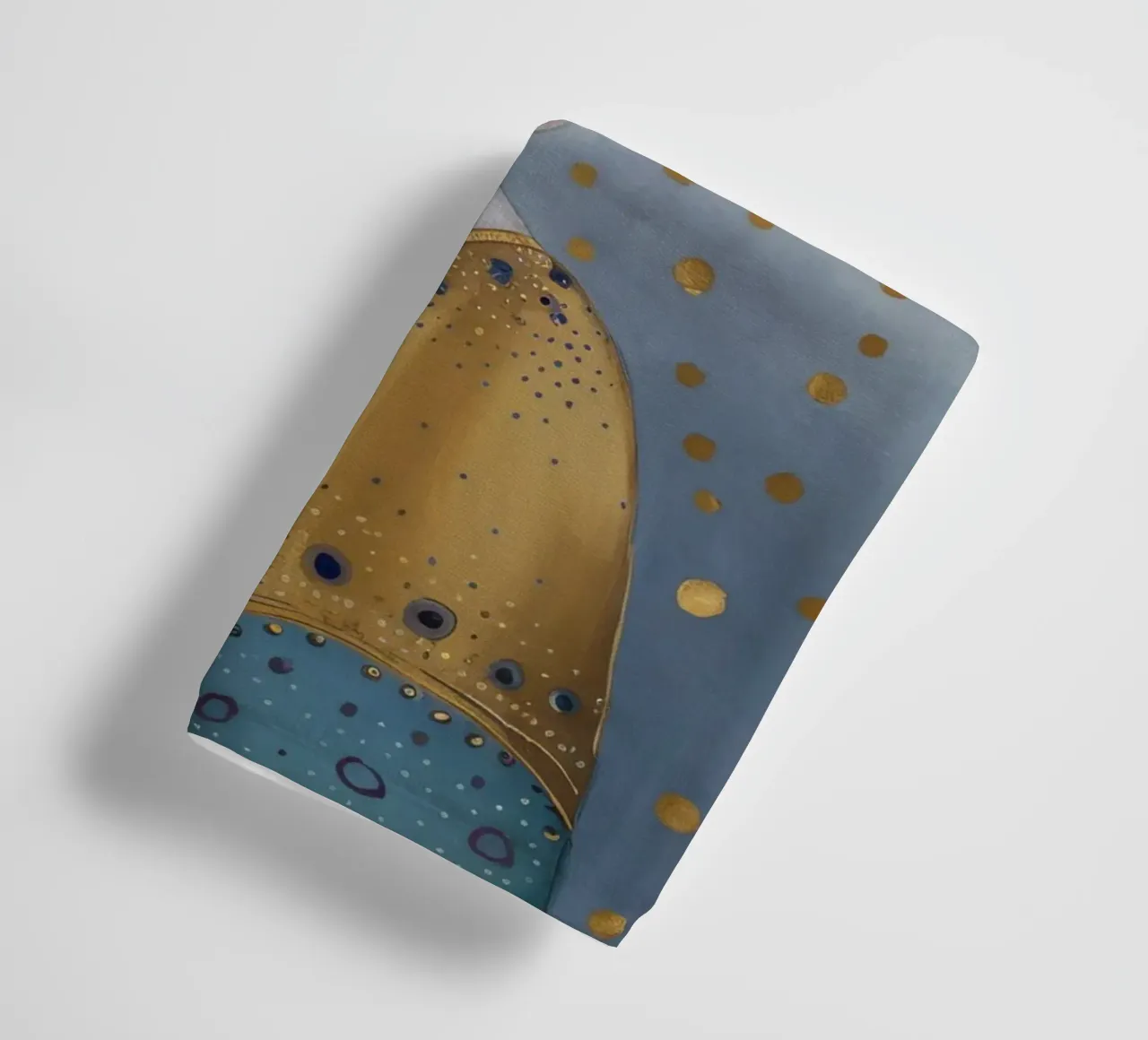 Golden Orb Slumber towel by Vivid Reverie
