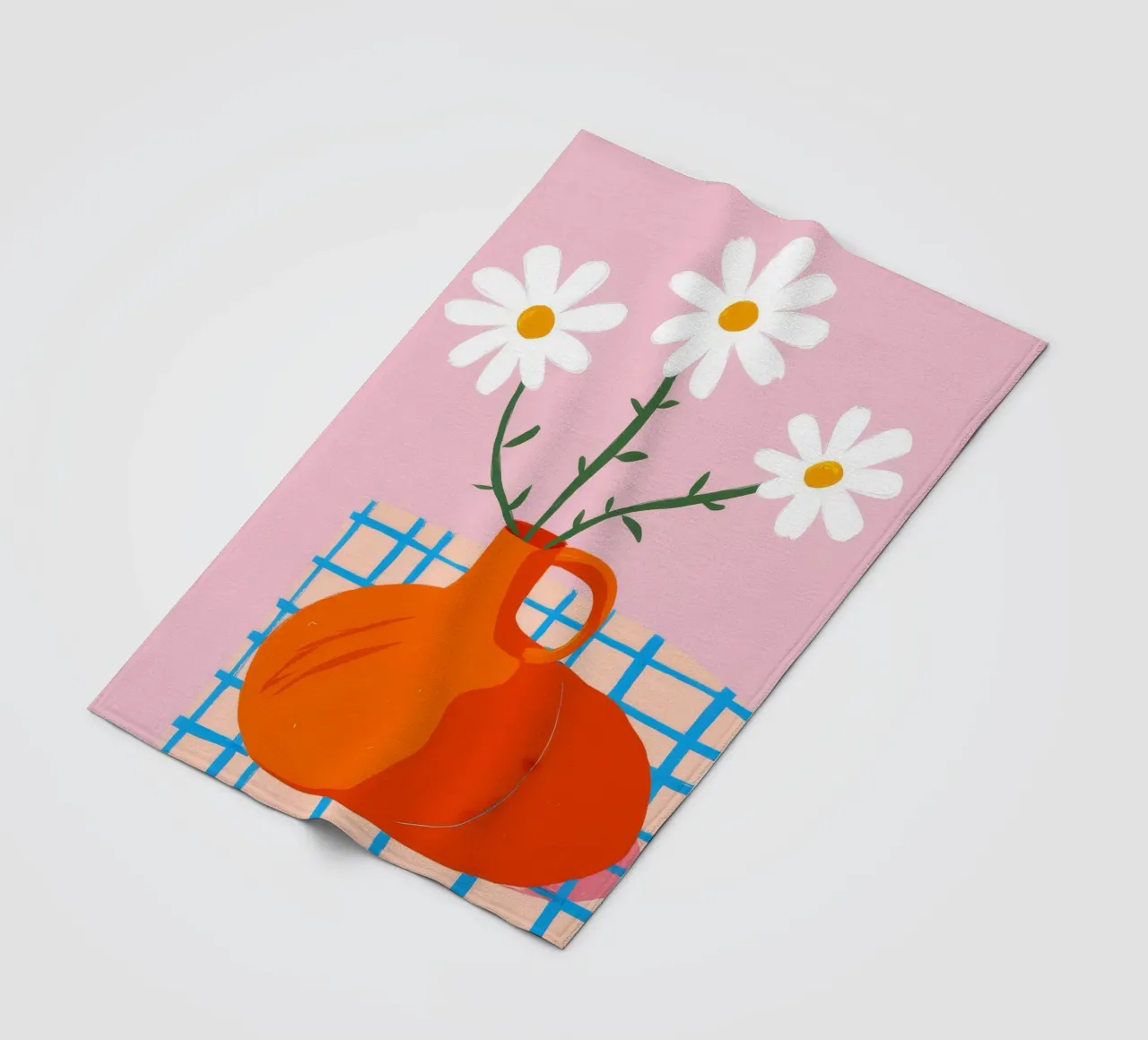 Gitternetz Gänseblümchen Delight Fleecedecke von Moonlite Desire