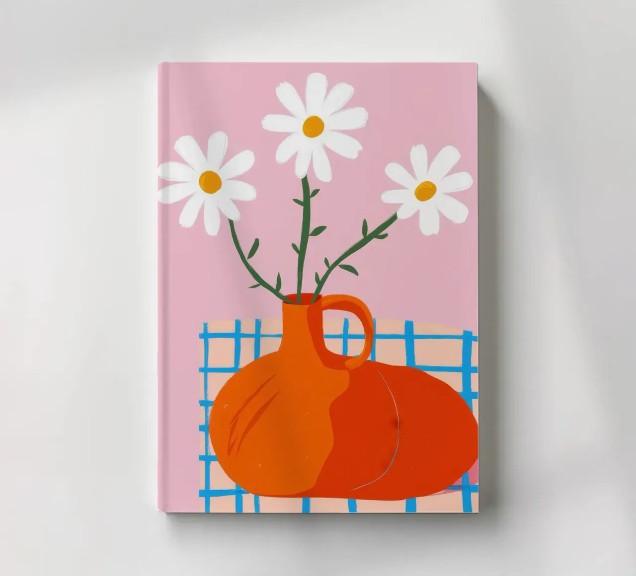 Gridded Daisy Delight notebook by Moonlite Desire