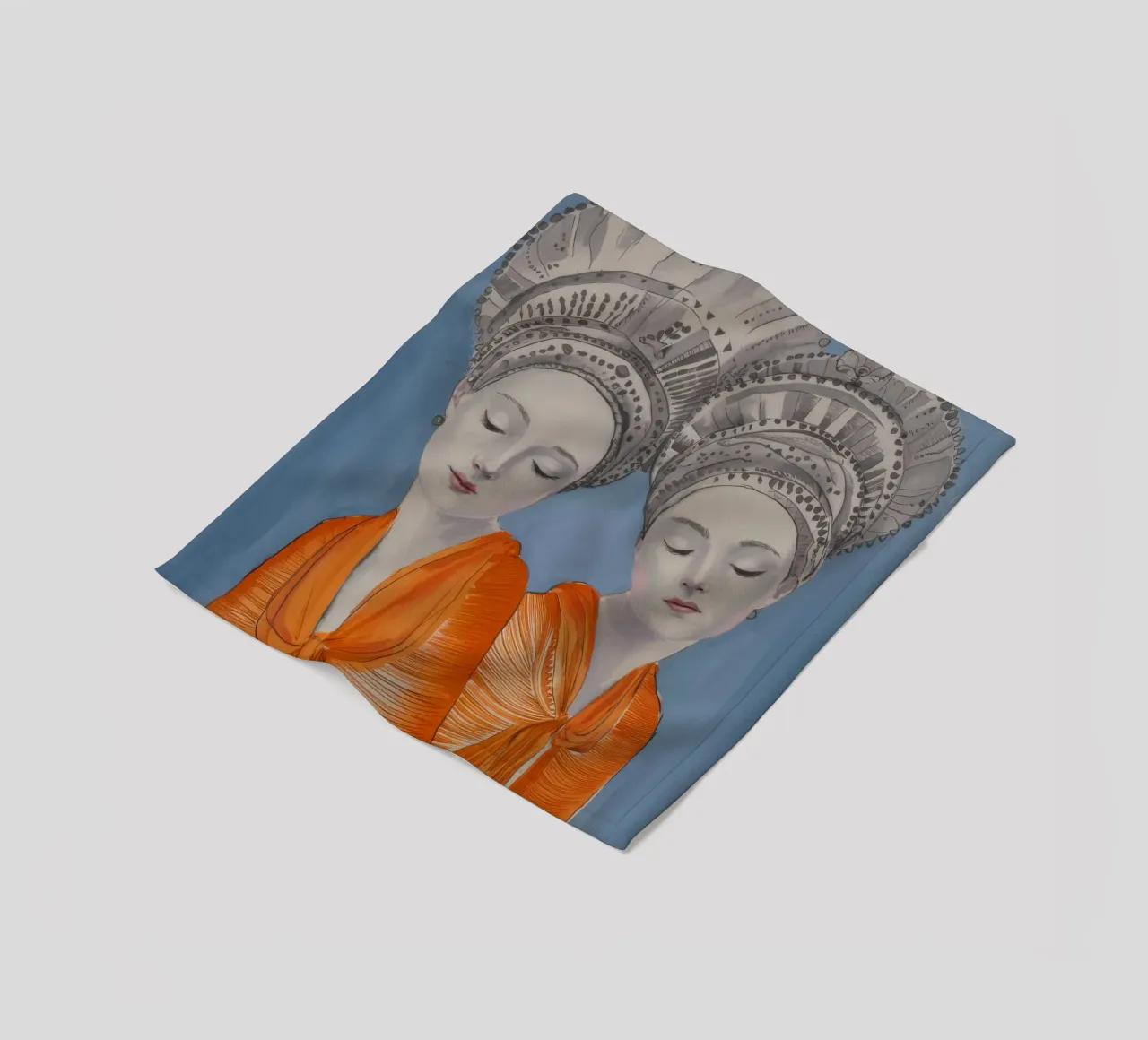 Duo di copricapo scolpiti coperta in pile da Vivid Reverie