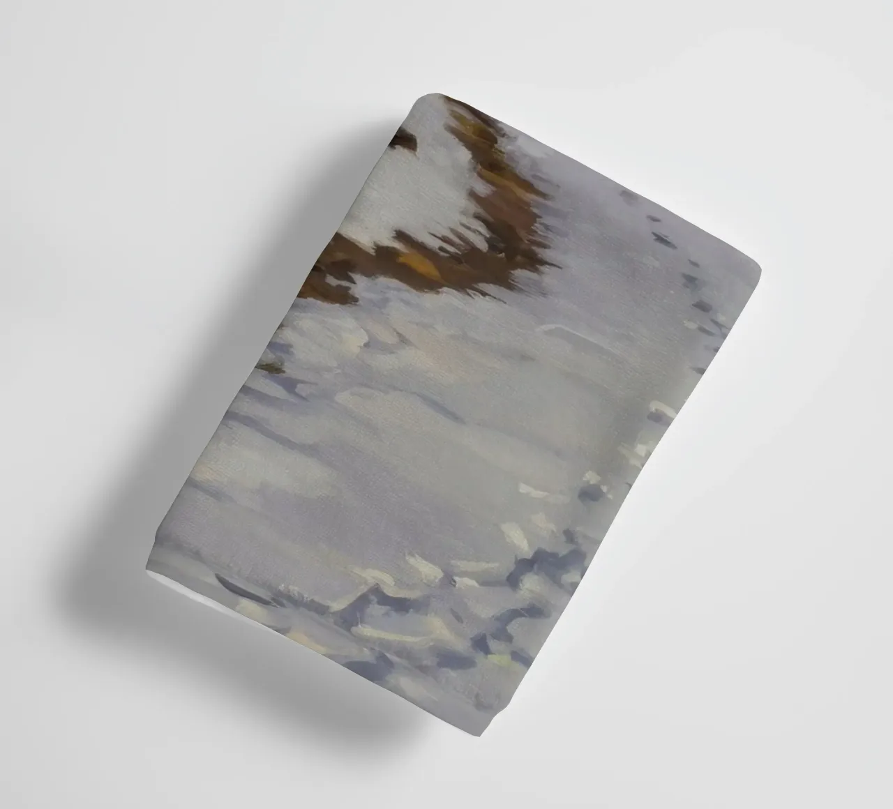 Winter's Winding Path towel by Radiance Landscape