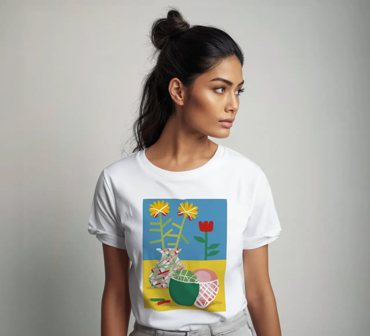 Deconstructed Tulip Table t-shirt by Moonlite Desire