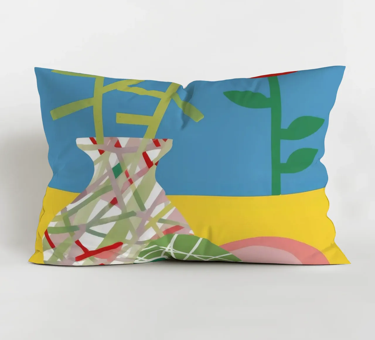 Deconstructed Tulip Table decorative cushion by Moonlite Desire
