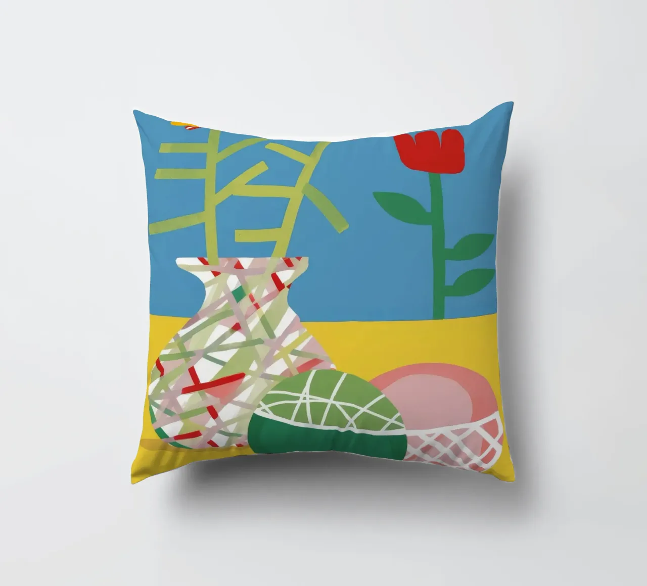 Deconstructed Tulip Table decorative cushion by Moonlite Desire