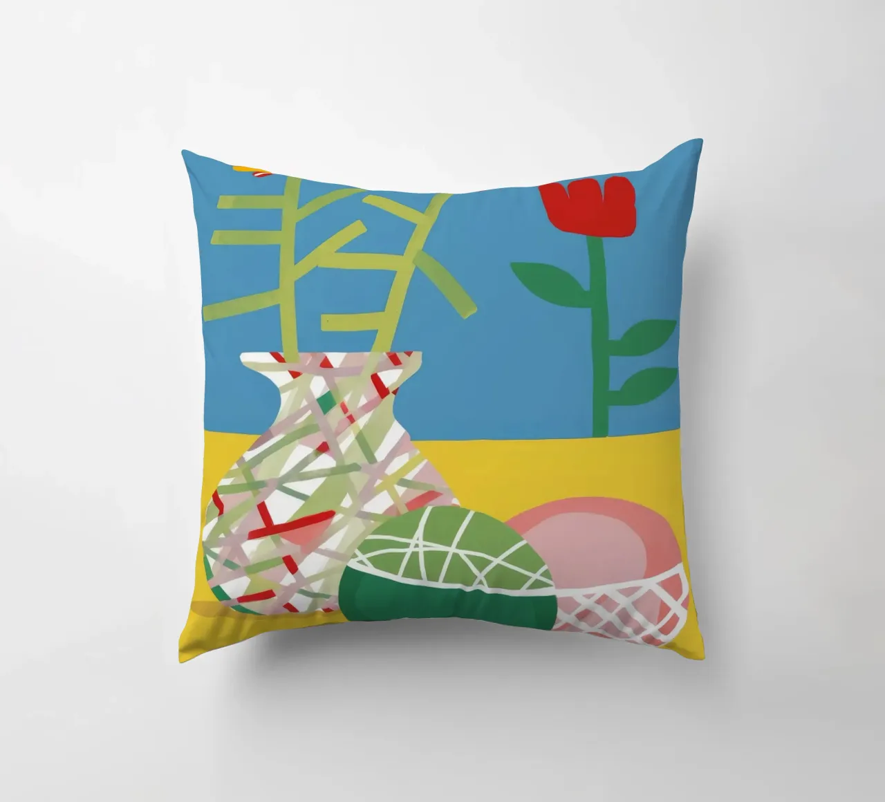 Deconstructed Tulip Table decorative cushion by Moonlite Desire