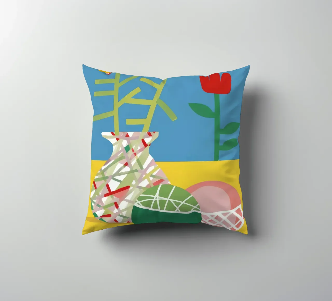 Deconstructed Tulip Table decorative cushion by Moonlite Desire