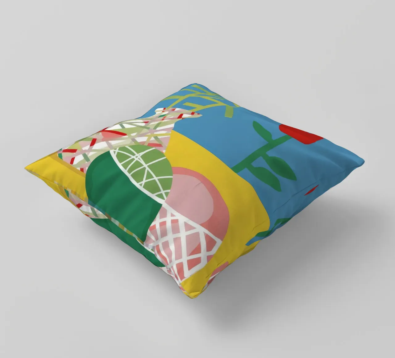 Deconstructed Tulip Table decorative cushion by Moonlite Desire