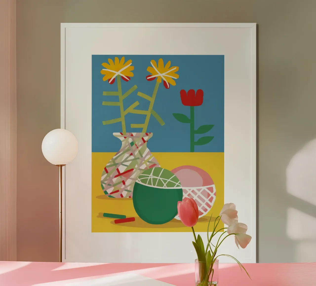 Mesa Tulipán deconstruida hahnemühle de Moonlite Desire