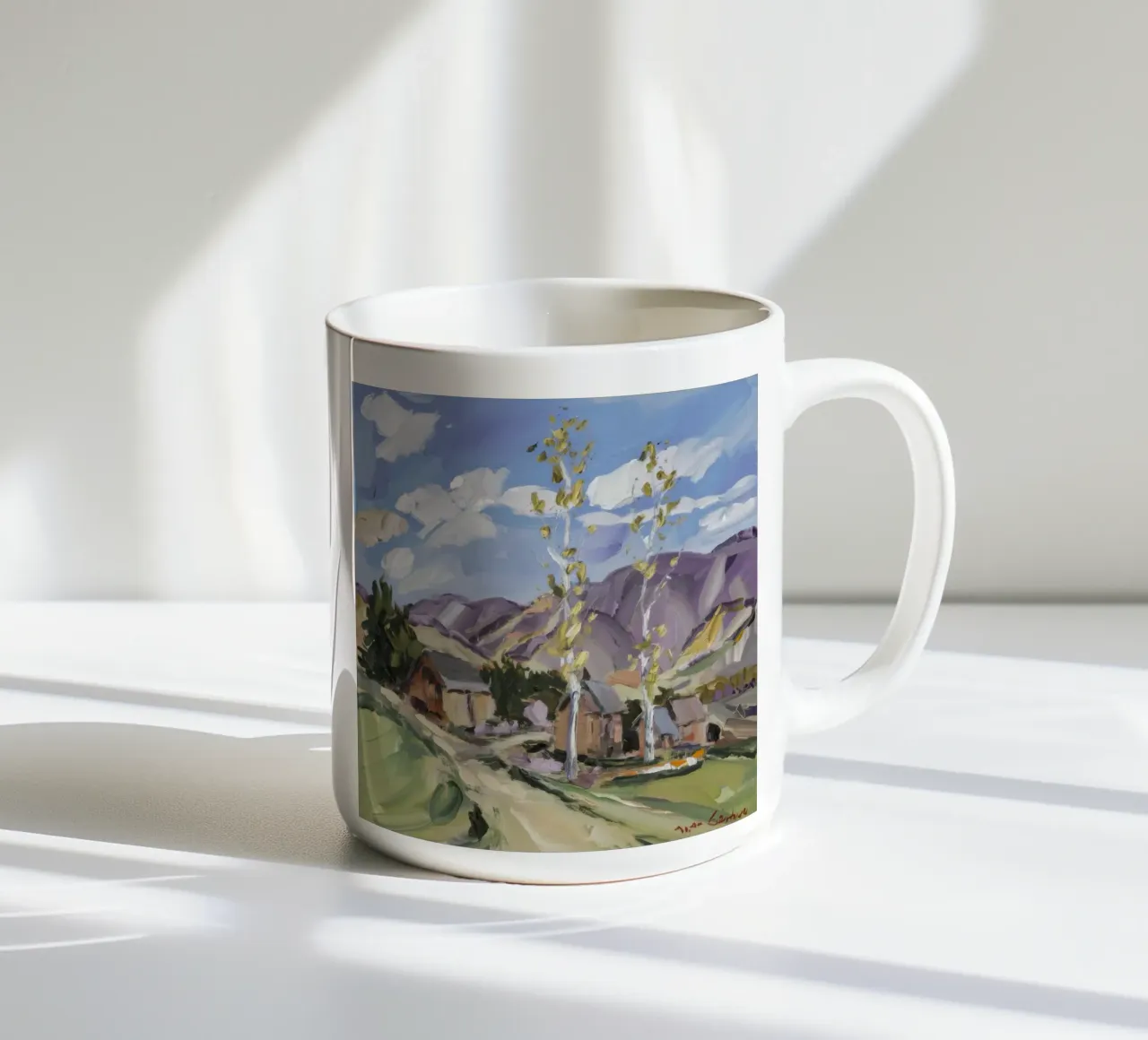 Yucca Bloom Splendor tazza in ceramica da Radiance Landscape
