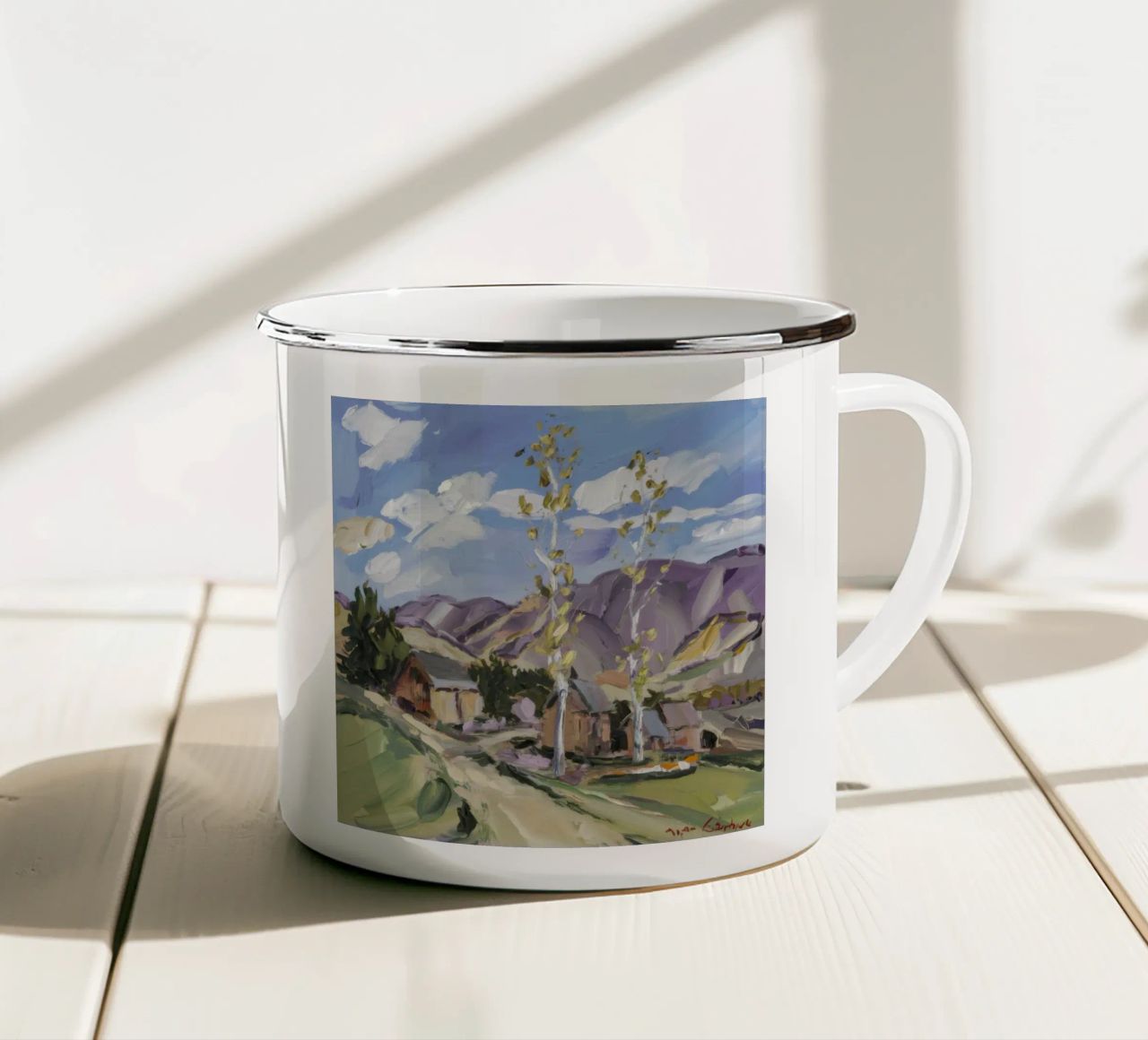 Yucca Bloom Splendor tazza in smalto da Radiance Landscape