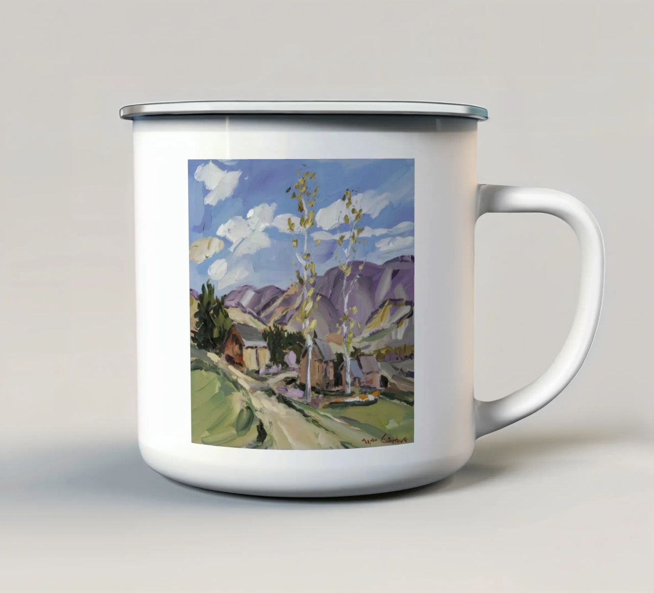 Yucca Bloom Splendor tazza in smalto da Radiance Landscape