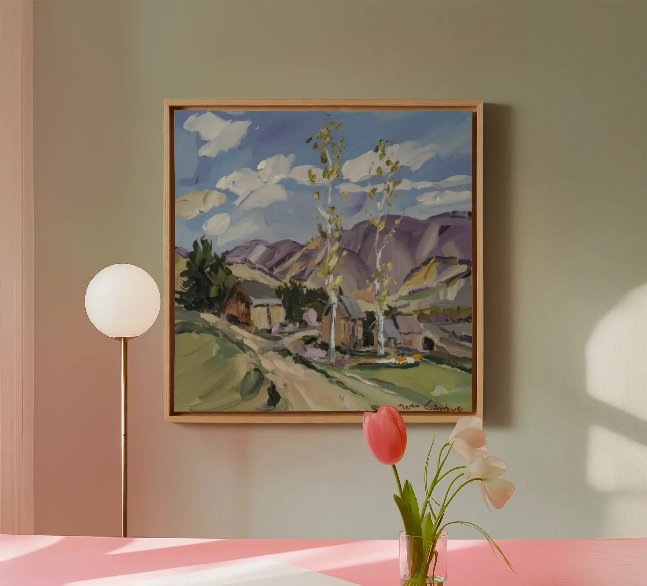 Yucca Bloom Splendor tela con Cornice a cassetta da Radiance Landscape
