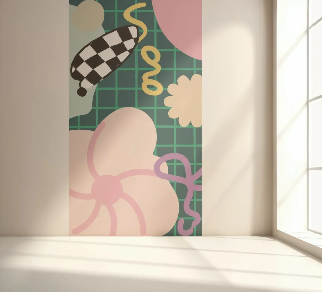 Fluid Checkered Dream photo wallpaper by Moonlite Desire