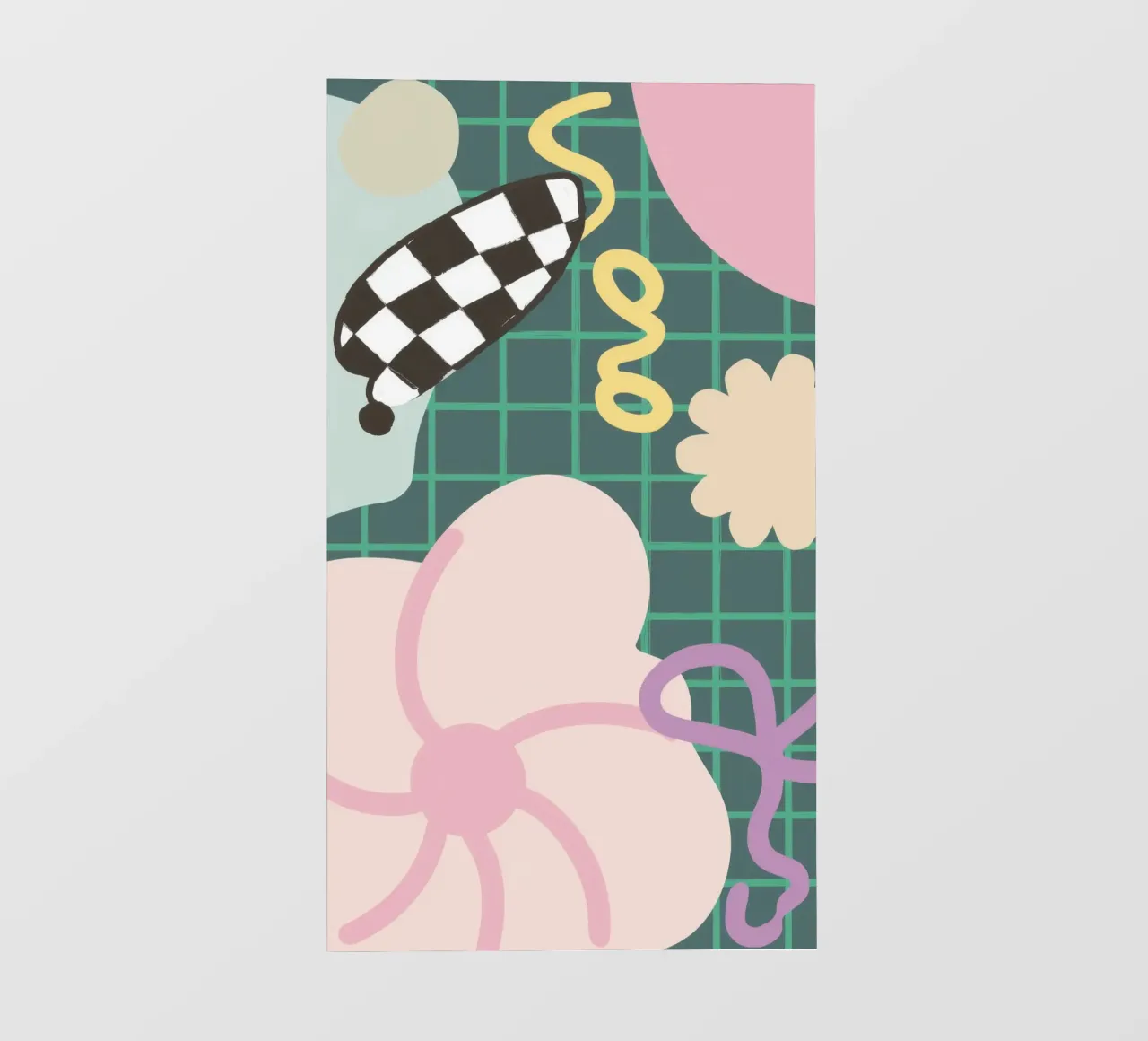 Fluid Checkered Dream photo wallpaper by Moonlite Desire