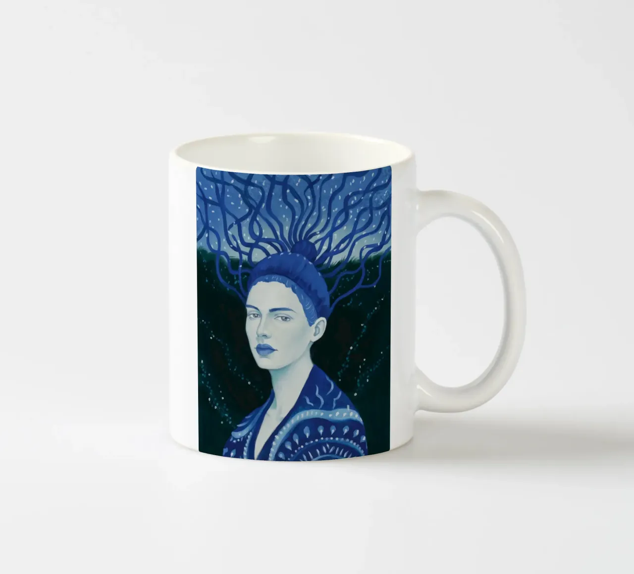 Enigma della corona dei rami tazza in ceramica da Vivid Reverie