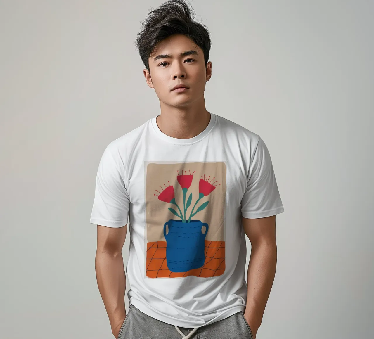 Trio di tulipani rustici t-shirt da Moonlite Desire