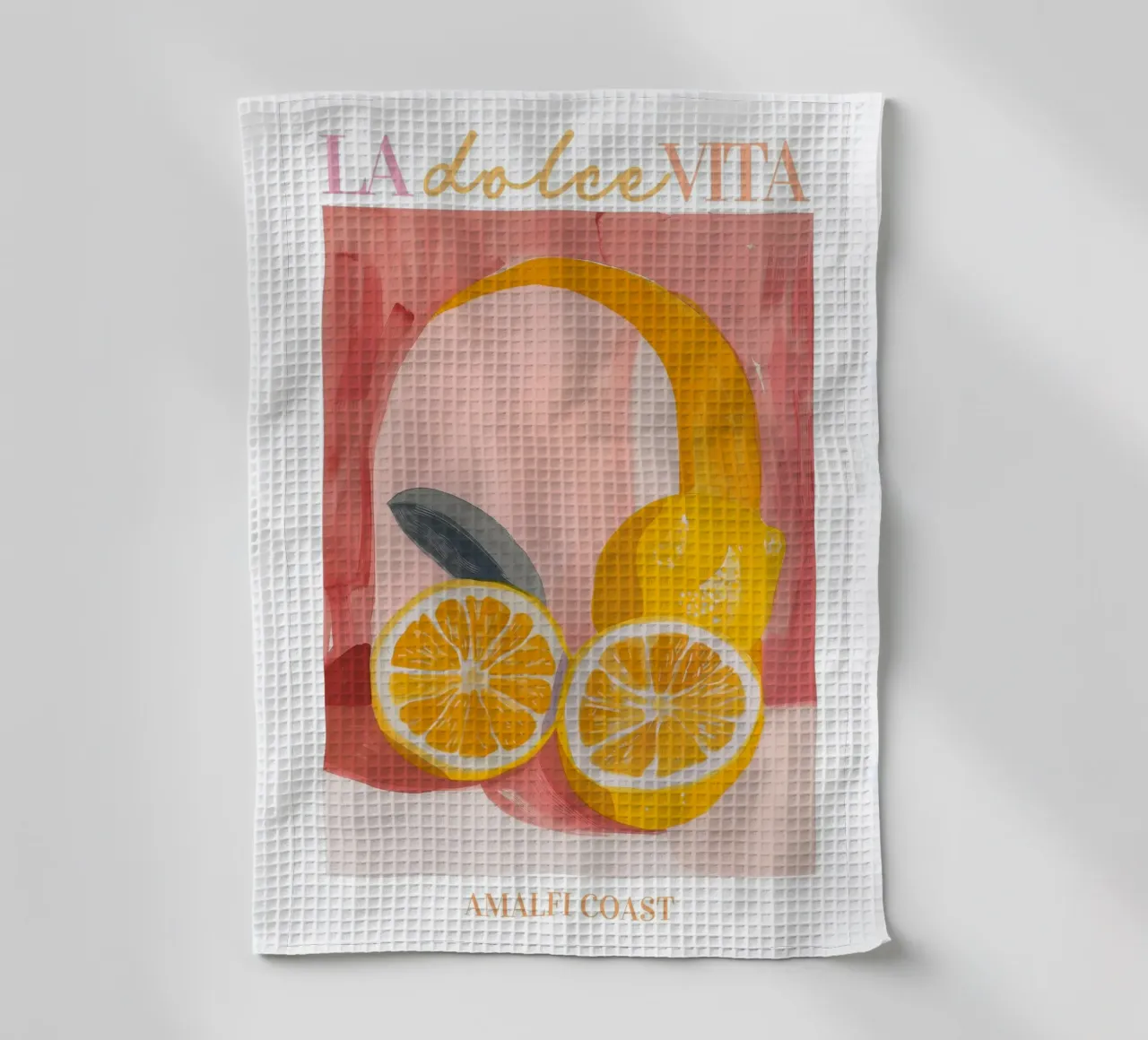 Zitrone drucken, Zitrone Poster, Obst Wandkunst, Italien Poster Geschirrtuch von Bella Studio