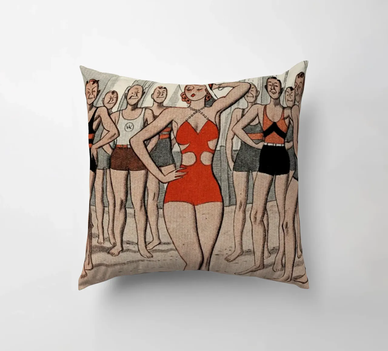 ´30s Beach Lady cuscino da Hemingway Design