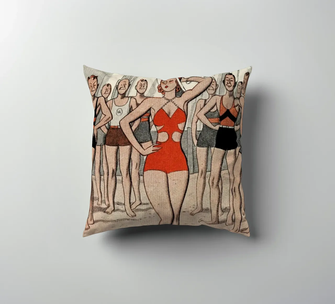 ´30s Beach Lady cuscino da Hemingway Design