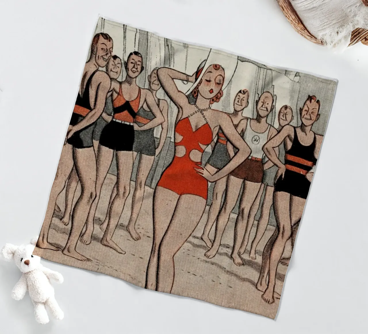 ´30s Beach Lady coperta in pile da Hemingway Design