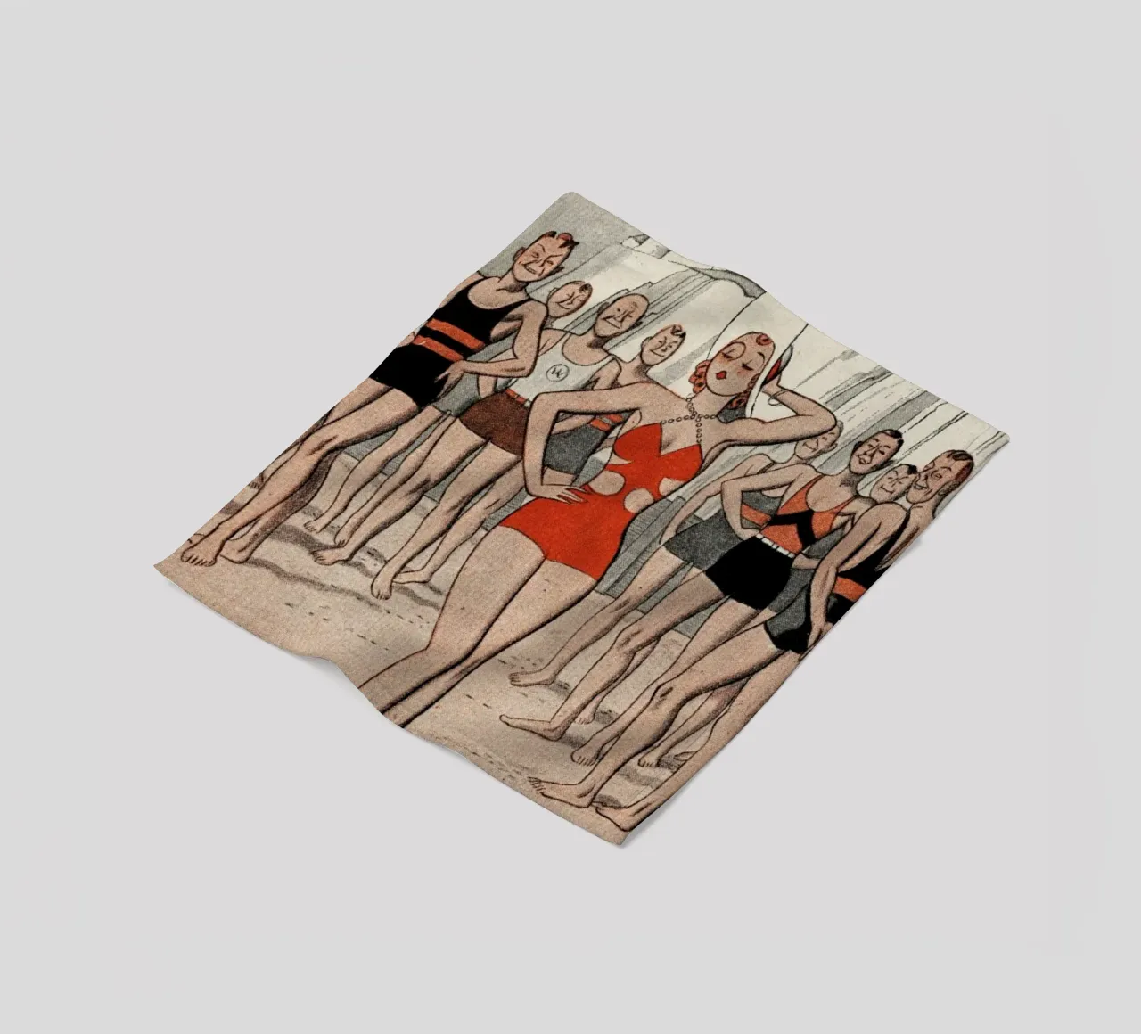 ´30s Beach Lady coperta in pile da Hemingway Design