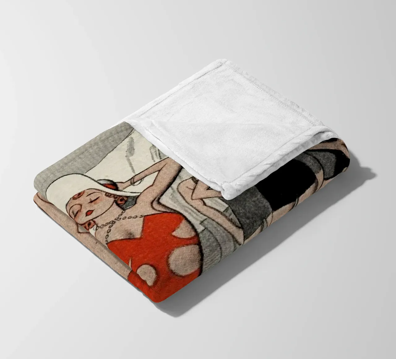 ´30s Beach Lady coperta in pile da Hemingway Design
