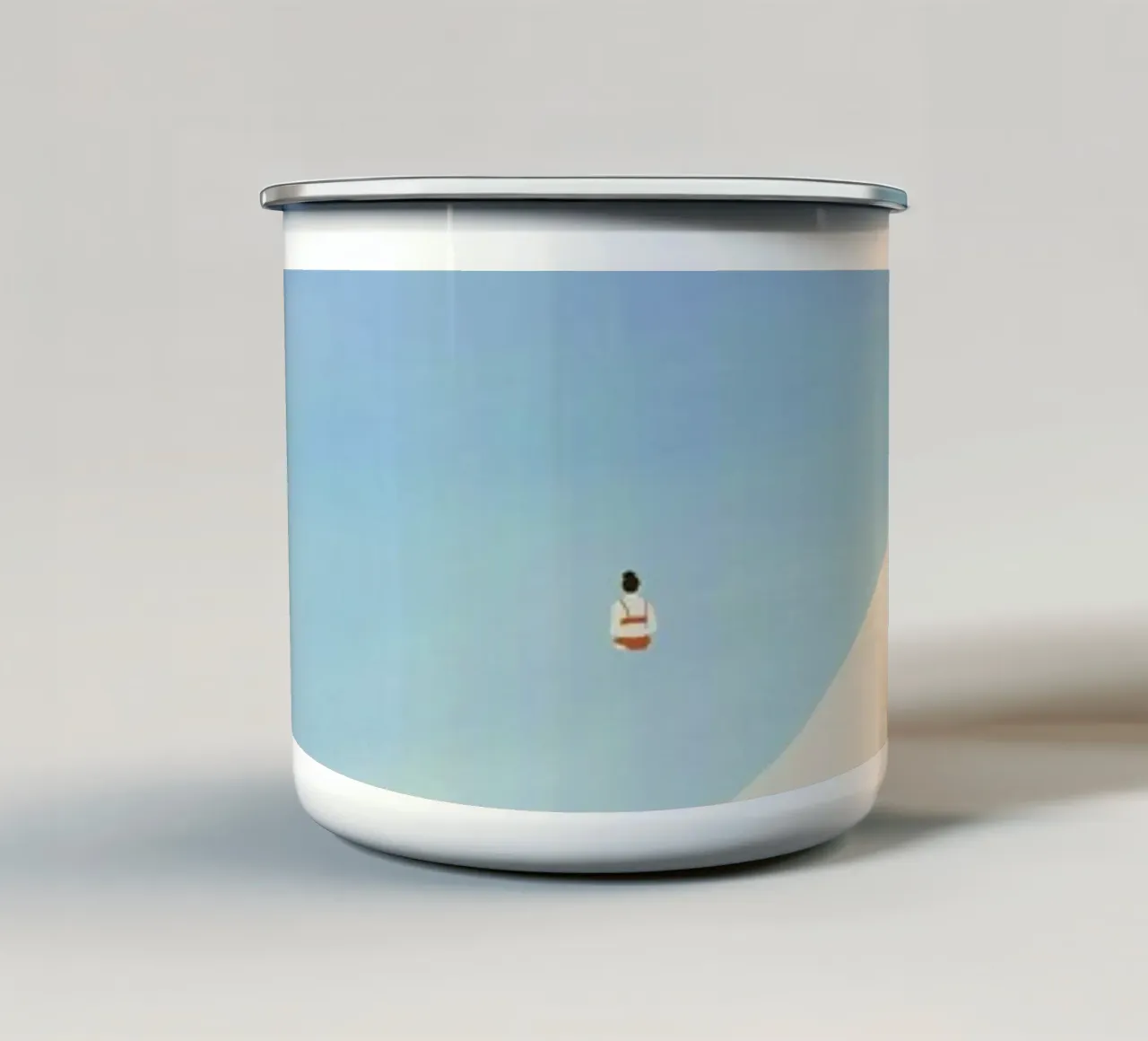 Sardinia tazza in smalto da Katinka Reinke
