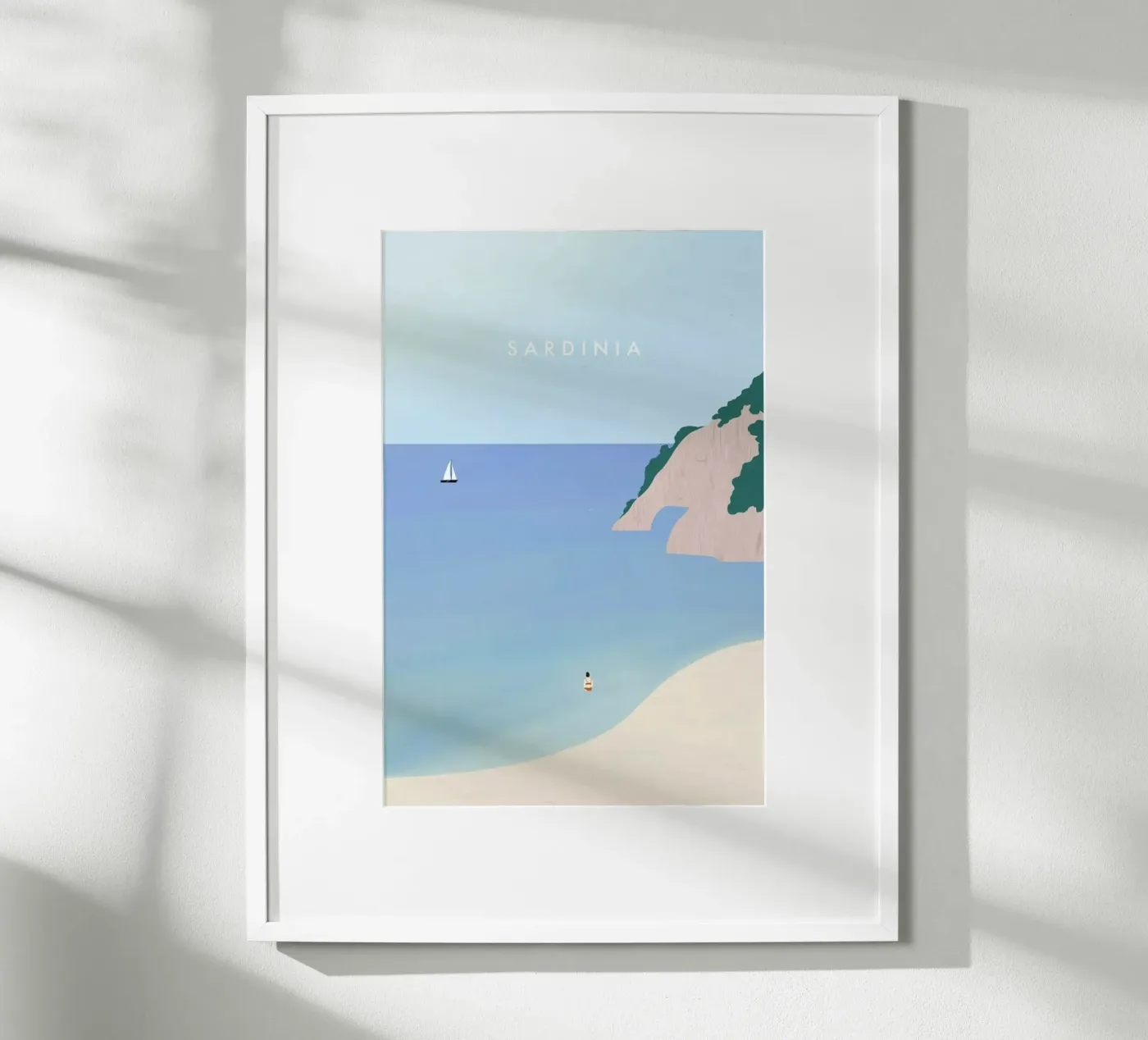 Sardinia poster da Katinka Reinke