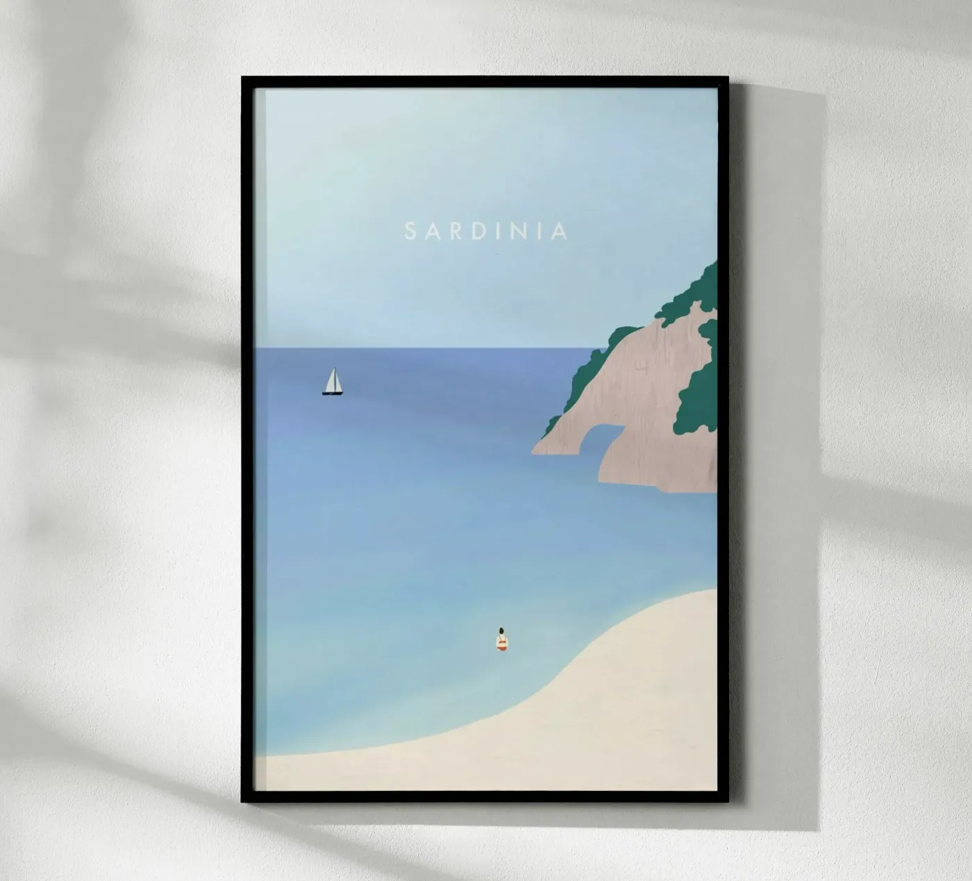 Sardinia poster by Katinka Reinke
