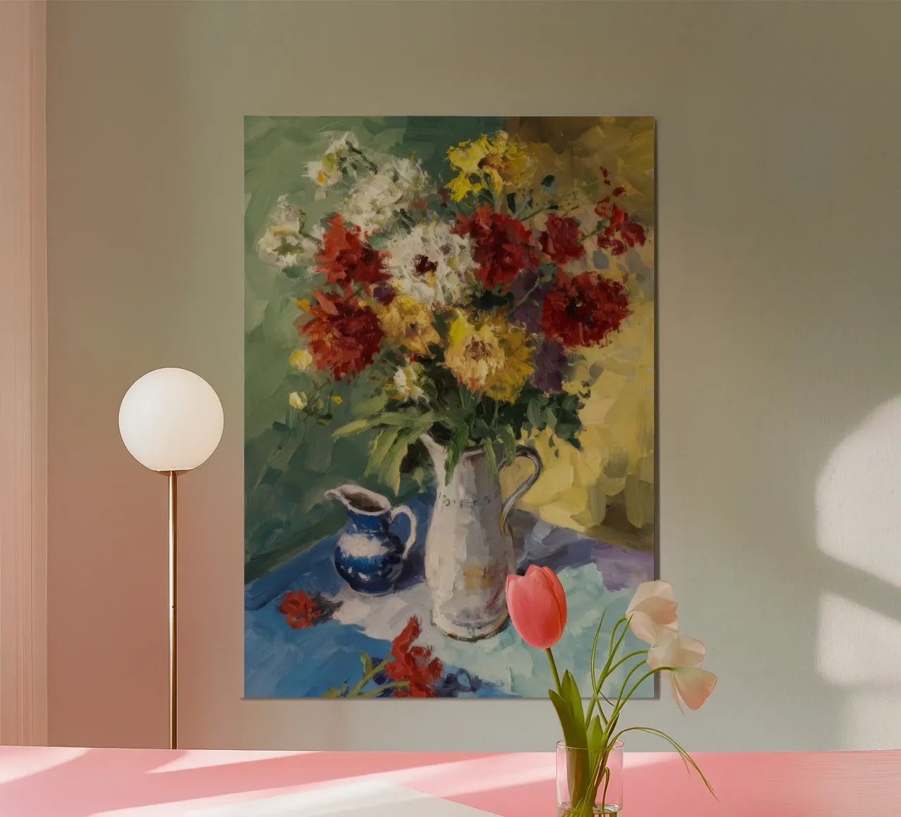 Herbstliche Blumenpracht Forex-Platte von Radiance Landscape