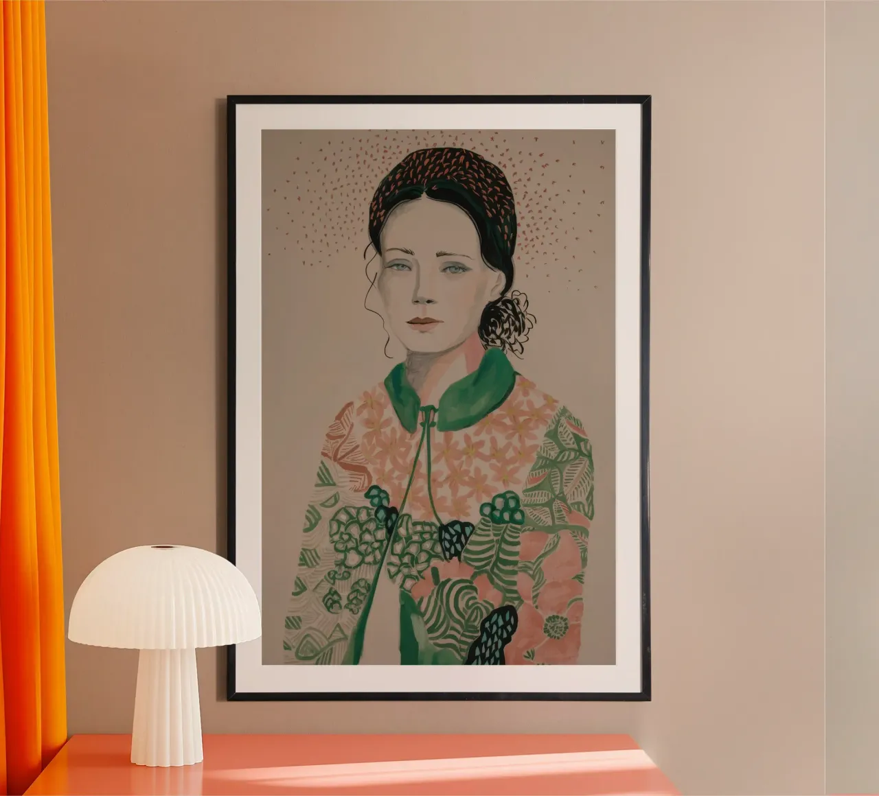 Verdant Petal Gaze poster by Vivid Reverie