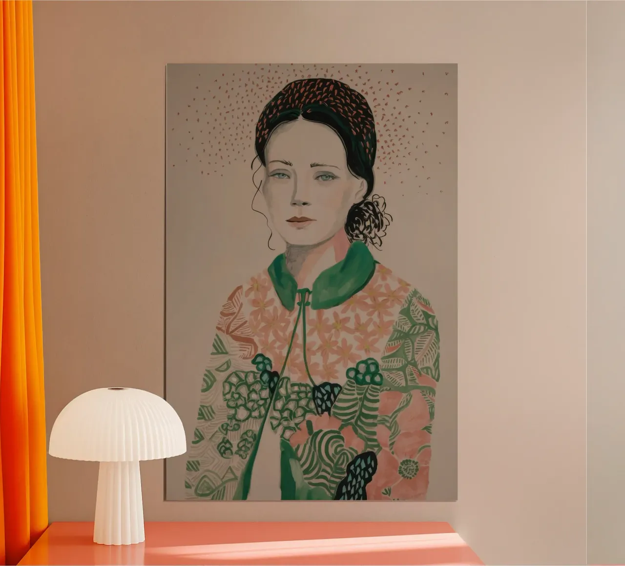 Verdant Petal Gaze poster by Vivid Reverie