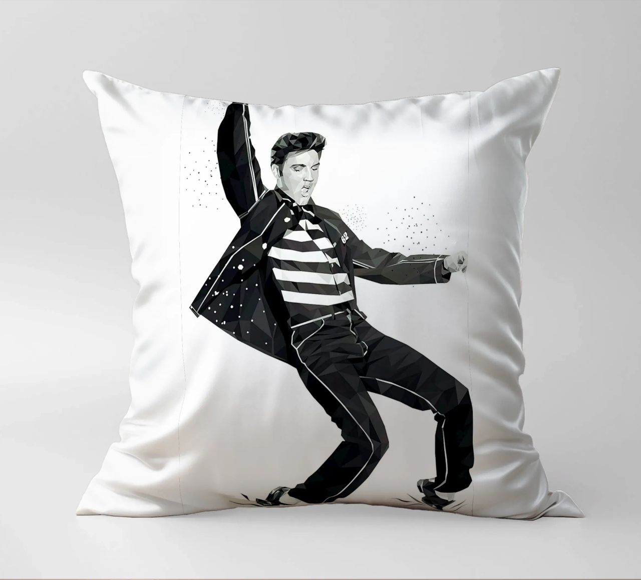 Camera da letto del re del rock and roll cuscino da Rene Shop