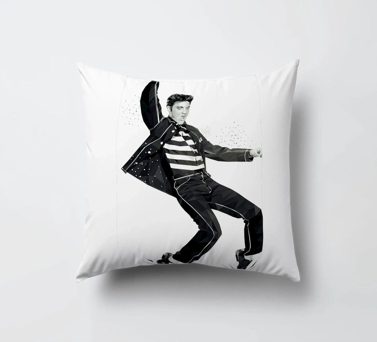 Camera da letto del re del rock and roll cuscino da Rene Shop