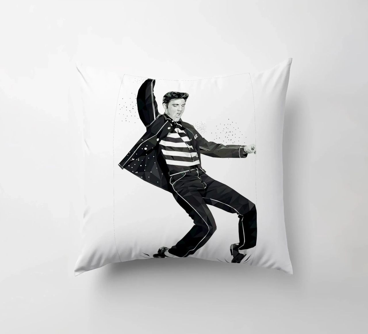 Camera da letto del re del rock and roll cuscino da Rene Shop