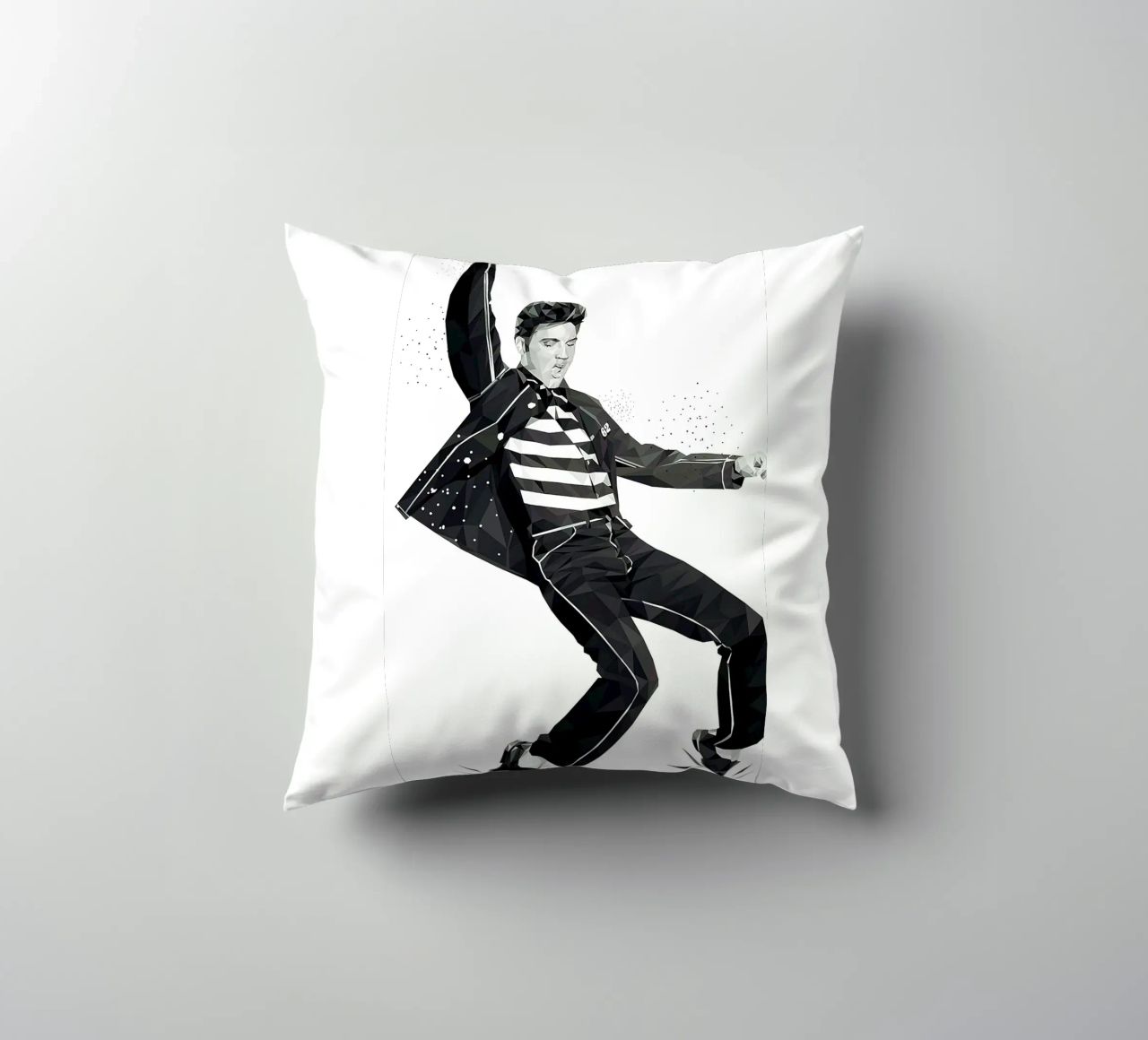 Camera da letto del re del rock and roll cuscino da Rene Shop