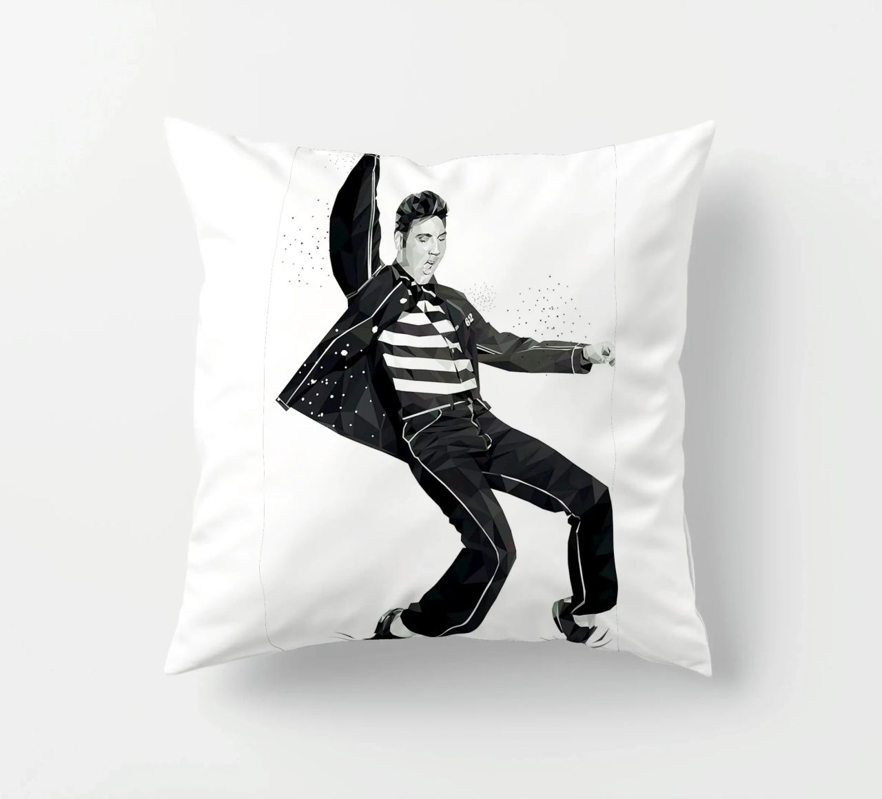 Camera da letto del re del rock and roll cuscino da Rene Shop