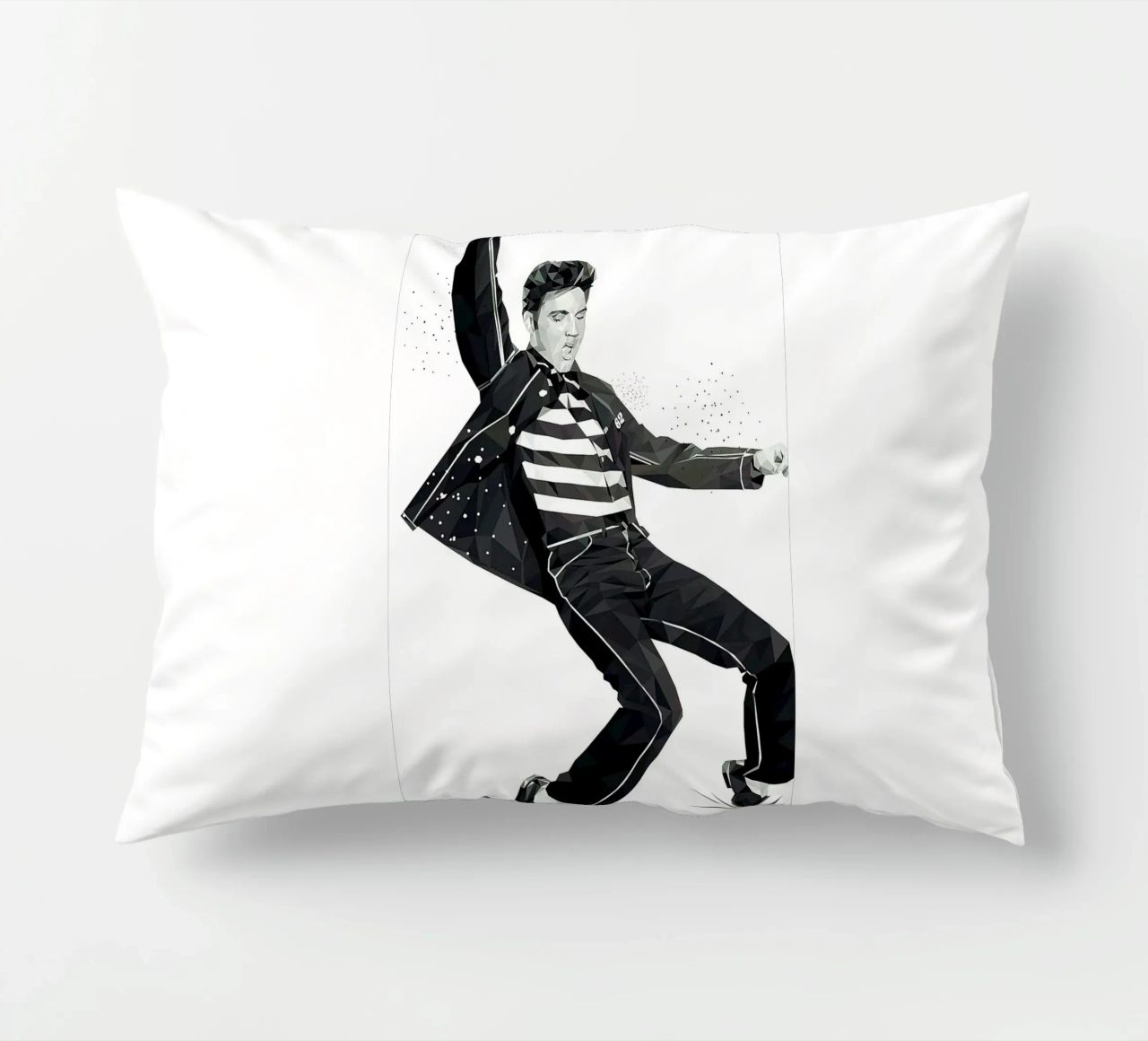Camera da letto del re del rock and roll cuscino da Rene Shop