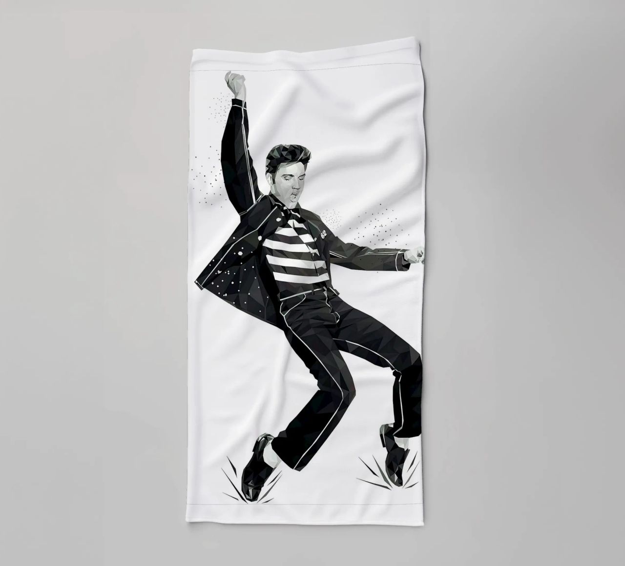 King of Rock and Roll Bedroom towel by Rene Shop