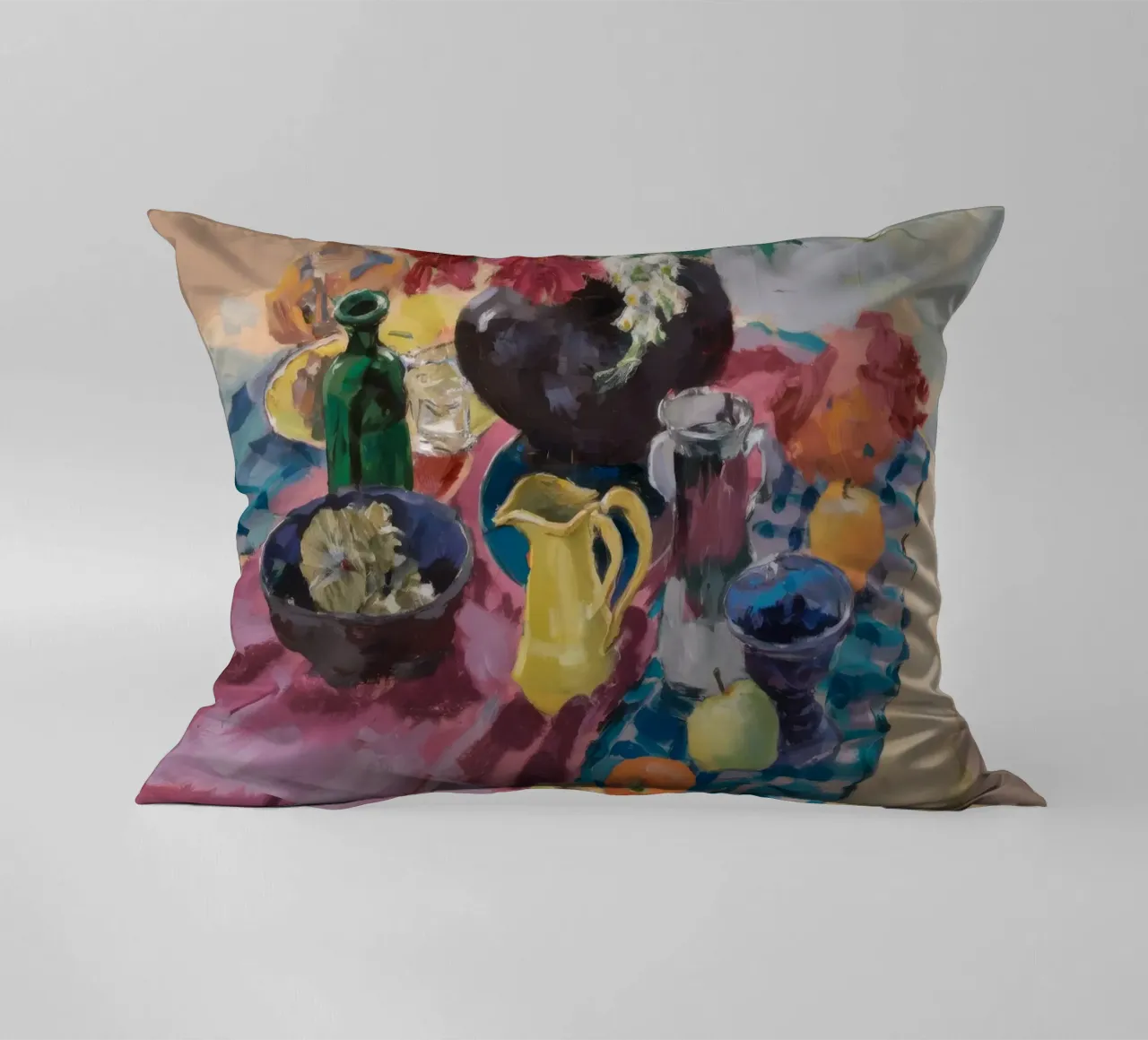 Azure Table Harmony decorative cushion by Radiance Landscape