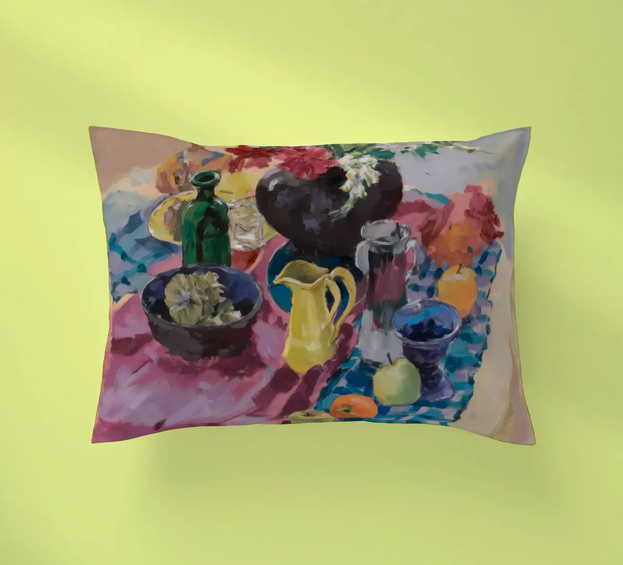 Azure Table Harmony decorative cushion by Radiance Landscape