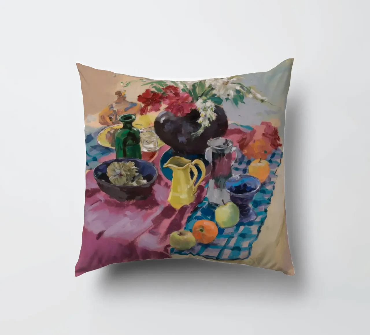 Azure Table Harmony decorative cushion by Radiance Landscape