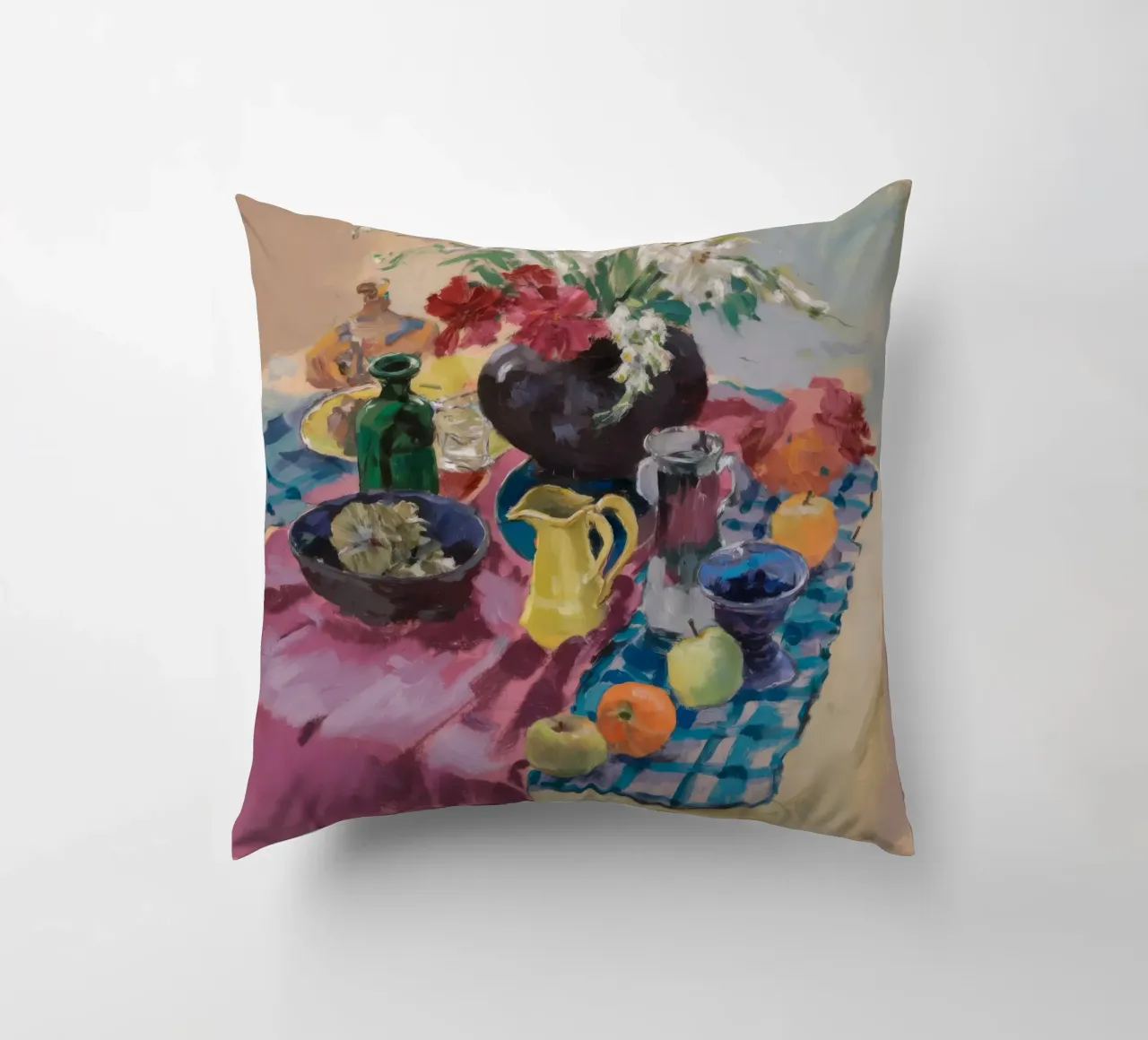 Azure Table Harmony decorative cushion by Radiance Landscape