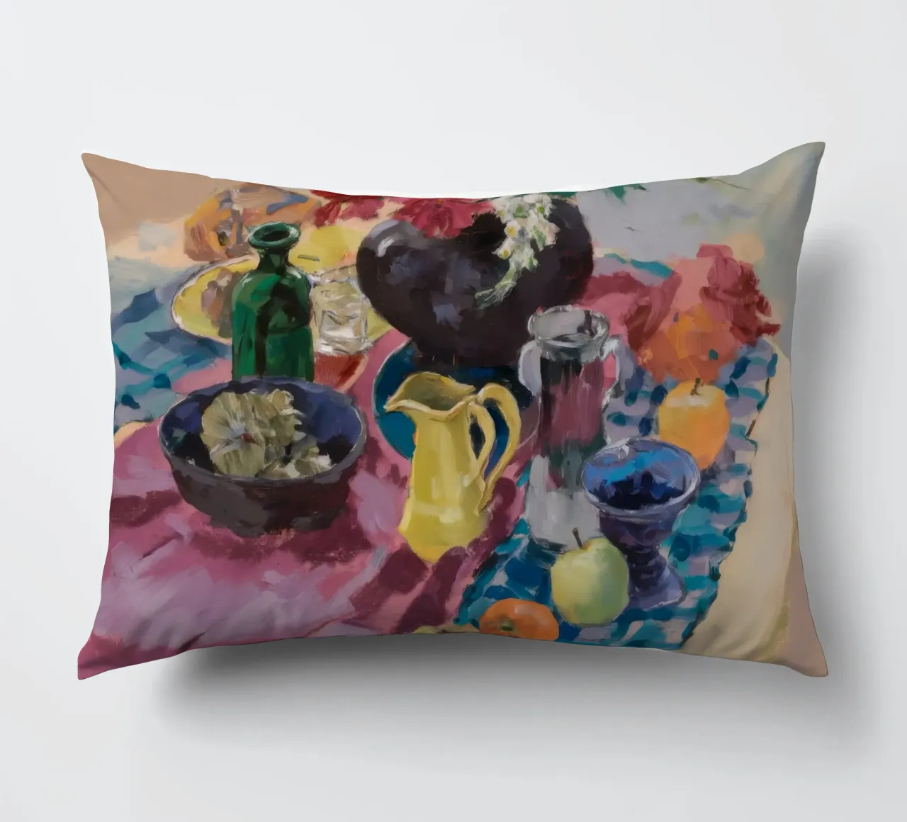 Azure Table Harmony decorative cushion by Radiance Landscape