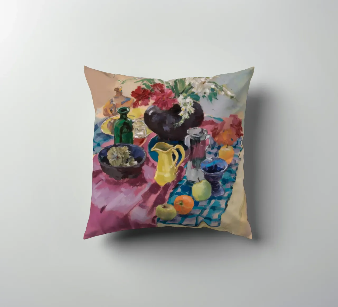 Azure Table Harmony decorative cushion by Radiance Landscape