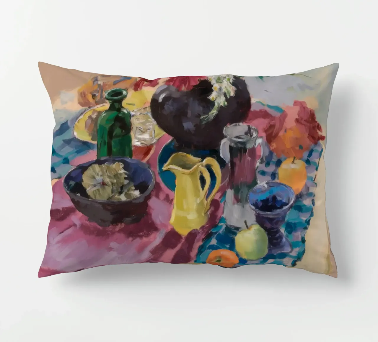 Azure Table Harmony decorative cushion by Radiance Landscape