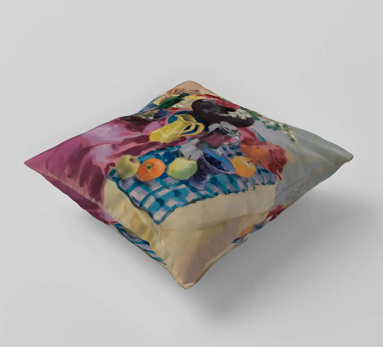 Azure Table Harmony decorative cushion by Radiance Landscape