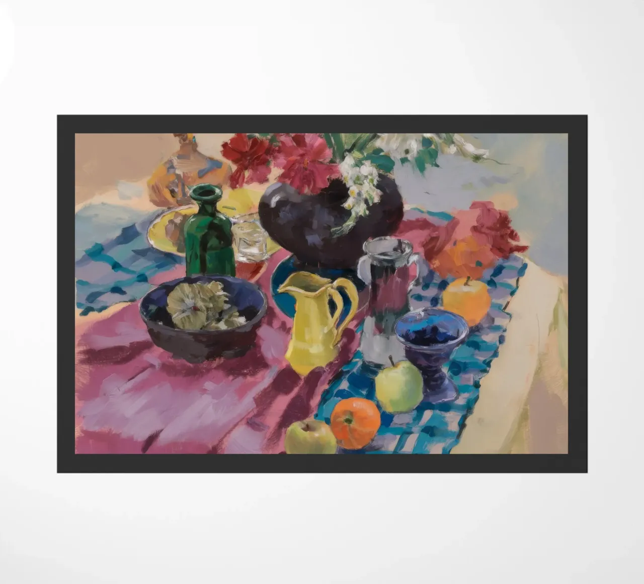 Azure Table Harmony doormat by Radiance Landscape