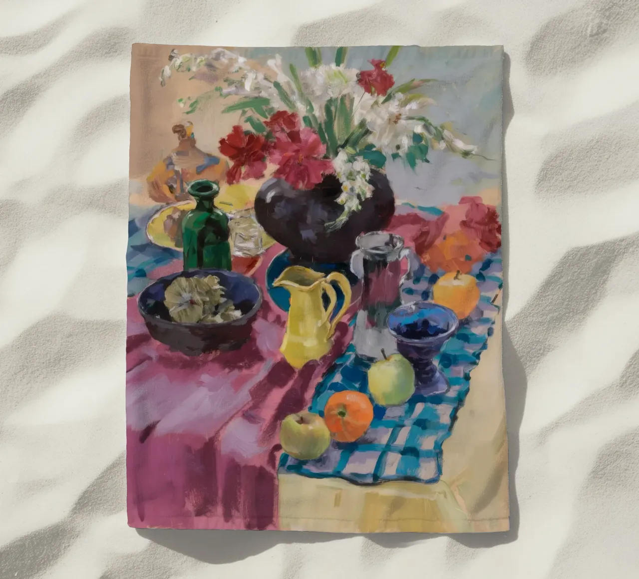 Azure Table Harmony beach towel by Radiance Landscape